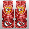 Kansas City Chiefs Car Floor Mats Custom Tie Dye Car Accessories - Gearcarcover - 1