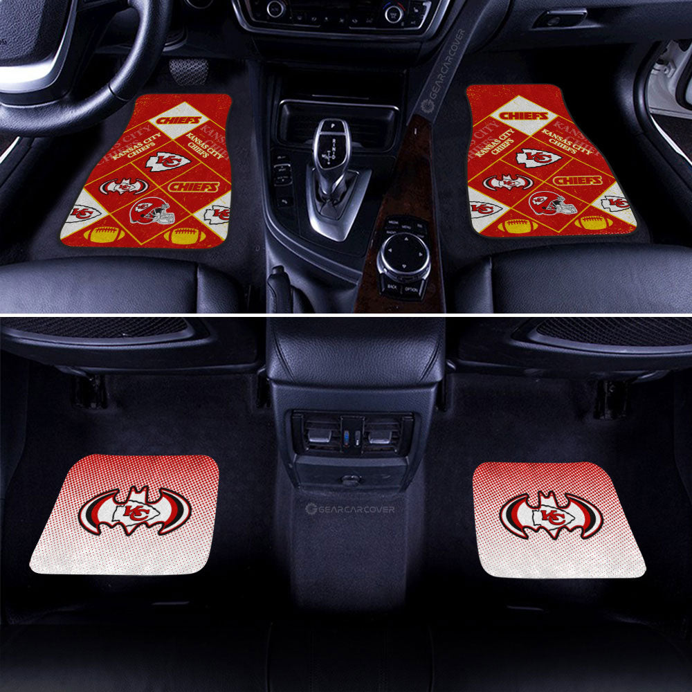 Kansas City Chiefs Car Floor Mats Sporty Team Collection - Gearcarcover - 2