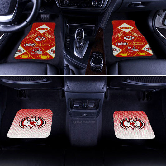 Kansas City Chiefs Car Floor Mats Sporty Team Collection - Gearcarcover - 2