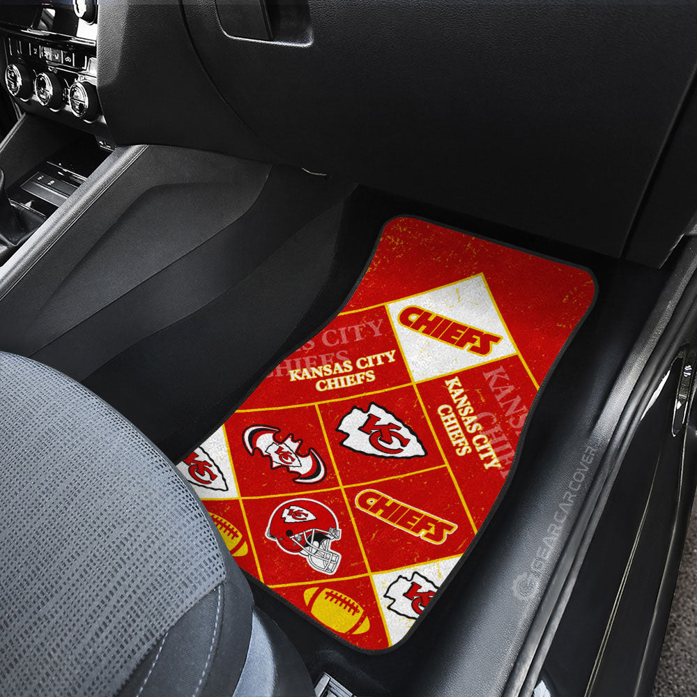 Kansas City Chiefs Car Floor Mats Sporty Team Collection - Gearcarcover - 3