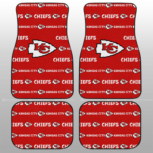 Kansas City Chiefs Car Floor Mats Sporty Team Collection - Gearcarcover - 1