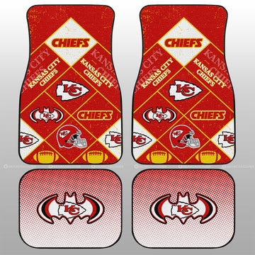 Kansas City Chiefs Car Floor Mats Sporty Team Collection - Gearcarcover - 1