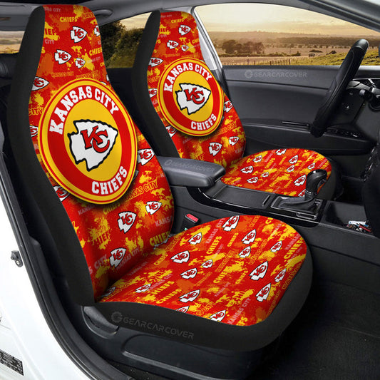 Kansas City Chiefs Car Seat Covers Custom Car Accessories - Gearcarcover - 2