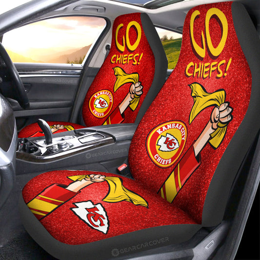 Kansas City Chiefs Car Seat Covers Custom Car Accessories - Gearcarcover - 1