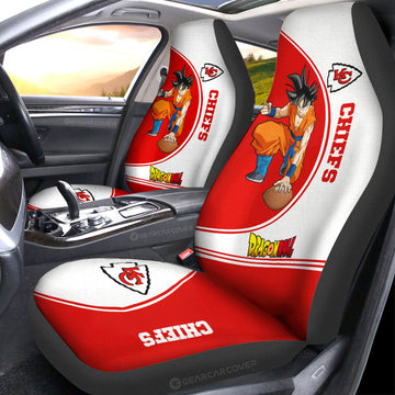 Kansas City Chiefs Car Seat Covers Goku Car Accessories For Fans - Gearcarcover - 1