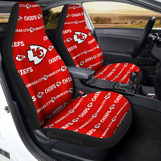 Kansas City Chiefs Car Seat Covers Sporty Team Collection - Gearcarcover - 2