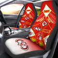 Kansas City Chiefs Car Seat Covers Sporty Team Collection - Gearcarcover - 1