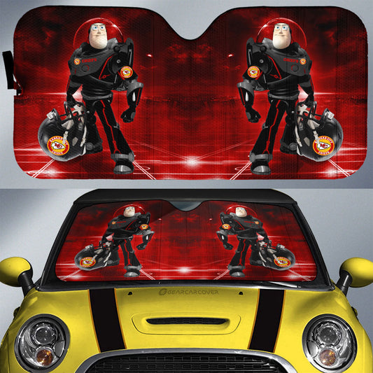 Kansas City Chiefs Car Sunshade Custom Car Accessories For Fan - Gearcarcover - 1