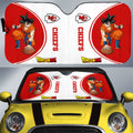 Kansas City Chiefs Car Sunshade Custom Car Accessories For Fans - Gearcarcover - 1