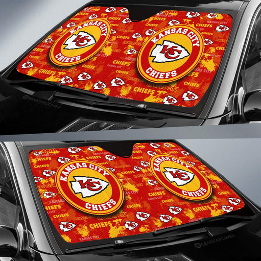 Kansas City Chiefs Car Sunshade Custom Car Accessories - Gearcarcover - 2