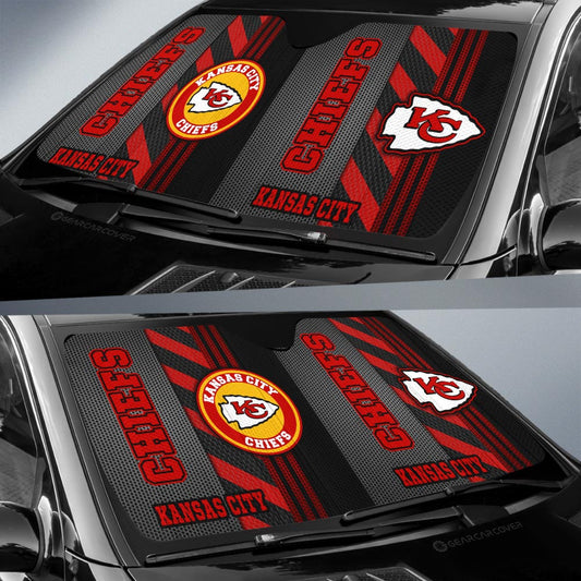 Kansas City Chiefs Car Sunshade Custom Car Accessories - Gearcarcover - 2