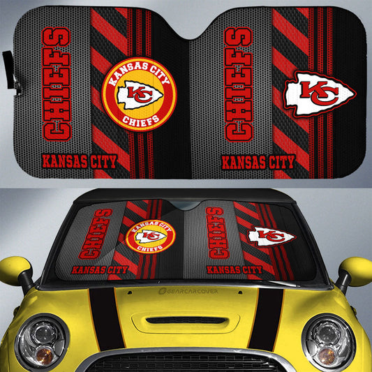 Kansas City Chiefs Car Sunshade Custom Car Accessories - Gearcarcover - 1
