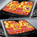 Kansas City Chiefs Car Sunshade Custom Ugly Style Car Accessories - Gearcarcover - 2