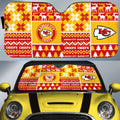 Kansas City Chiefs Car Sunshade Custom Ugly Style Car Accessories - Gearcarcover - 1