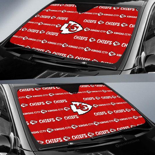 Kansas City Chiefs Car Sunshade Sporty Team Collection - Gearcarcover - 2