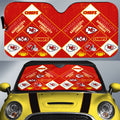 Kansas City Chiefs Car Sunshade Sporty Team Collection - Gearcarcover - 1
