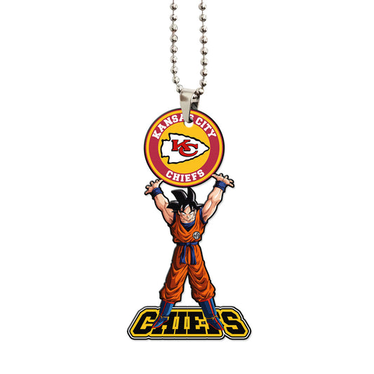 Kansas City Chiefs Ornament Goku Car Accessories - Gearcarcover - 1