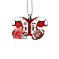 Kansas City Chiefs Ornament Personalized Uniforms Collection - Gearcarcover - 1