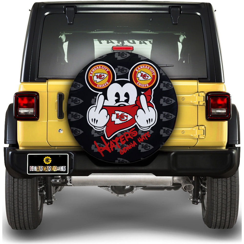 Kansas City Chiefs Spare Tire Covers Custom Car Accessories - Gearcarcover - 1