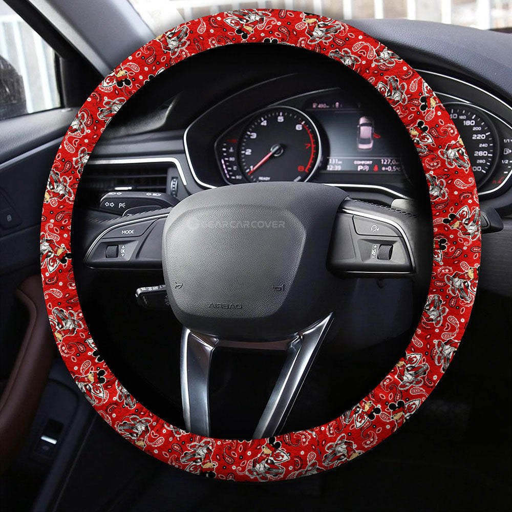 Kansas City Chiefs Steering Wheel Cover Cartoon Theme Collection - Gearcarcover - 4