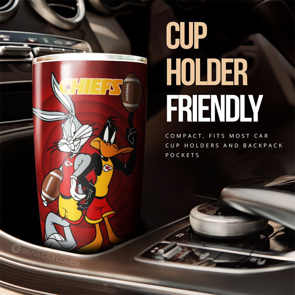 Kansas City Chiefs Tumbler Cup Custom Car Accessories - Gearcarcover - 3