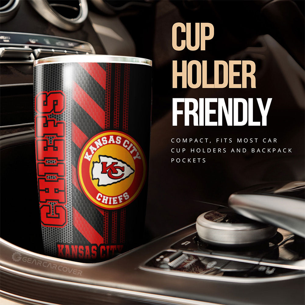 Kansas City Chiefs Tumbler Cup Custom Car Accessories - Gearcarcover - 3
