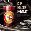 Kansas City Chiefs Tumbler Cup Custom Car Accessories - Gearcarcover - 3