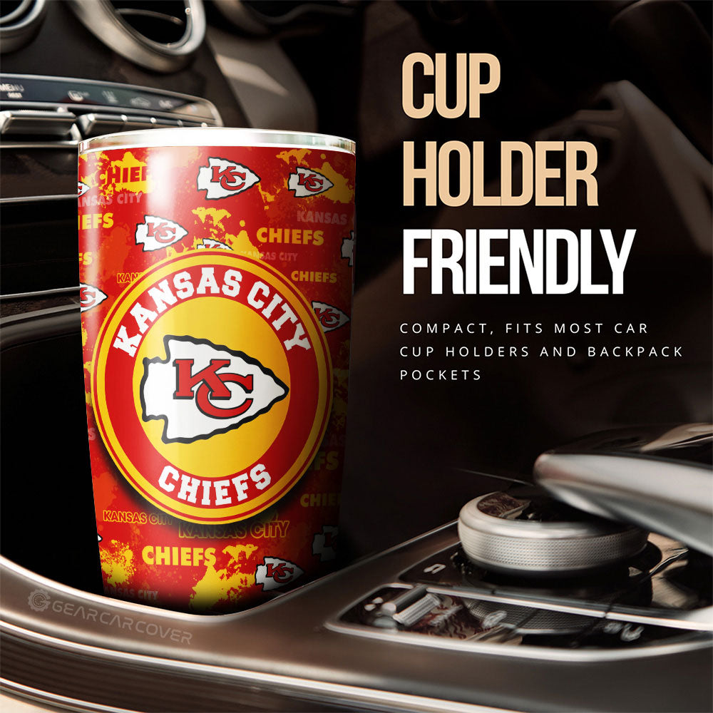 Kansas City Chiefs Tumbler Cup Custom Car Accessories - Gearcarcover - 3