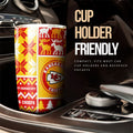 Kansas City Chiefs Tumbler Cup Custom Ugly Style Car Accessories - Gearcarcover - 3