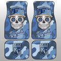 Kansas City Royals Car Floor Mats Skull Theme Collection - Gearcarcover - 1