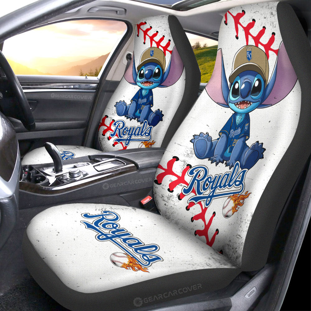 Kansas City Royals Car Seat Covers Stitch Theme Collection - Gearcarcover - 1