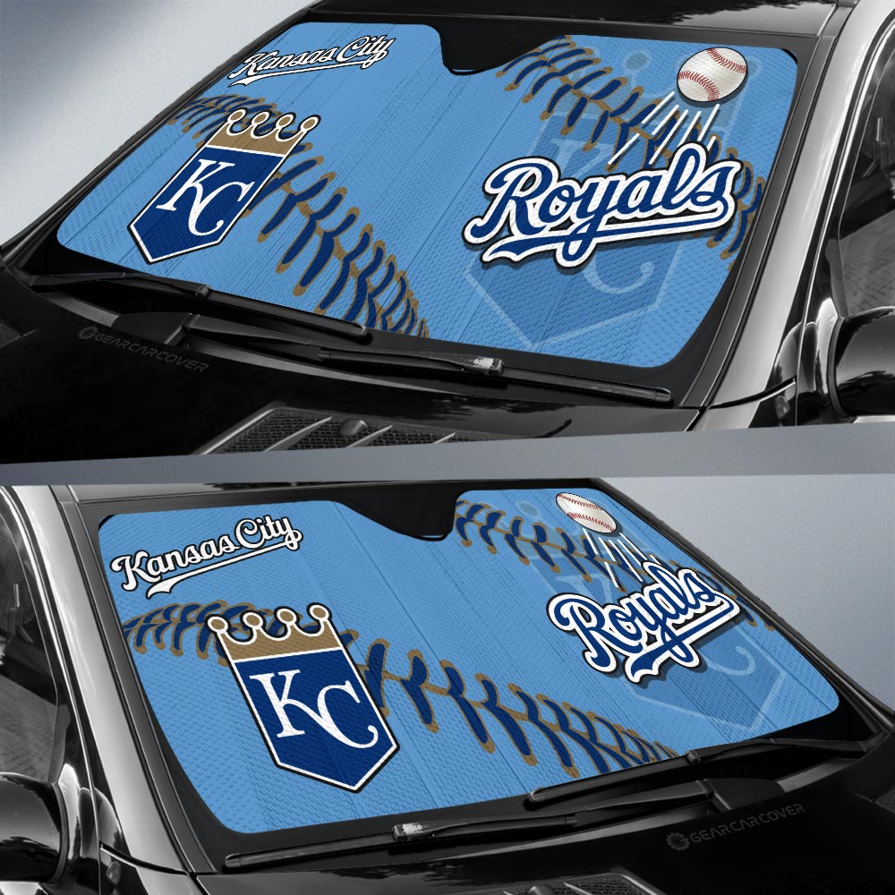 Kansas City Royals Car Sunshade Custom Car Accessories - Gearcarcover - 2