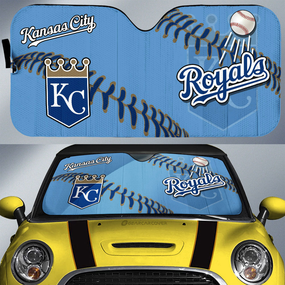 Kansas City Royals Car Sunshade Custom Car Accessories - Gearcarcover - 1