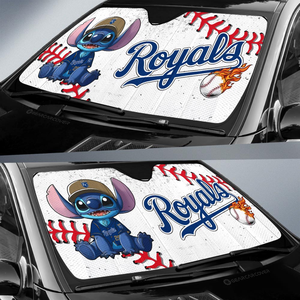 Kansas City Royals Car Sunshade Stitch Theme Collection - Gearcarcover - 2
