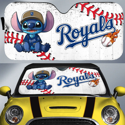 Kansas City Royals Car Sunshade Stitch Theme Collection - Gearcarcover - 1