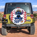 Kansas City Royals Spare Tire Covers Camera Hole Stitch Theme Collection - Gearcarcover - 3