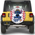 Kansas City Royals Spare Tire Covers Camera Hole Stitch Theme Collection - Gearcarcover - 1