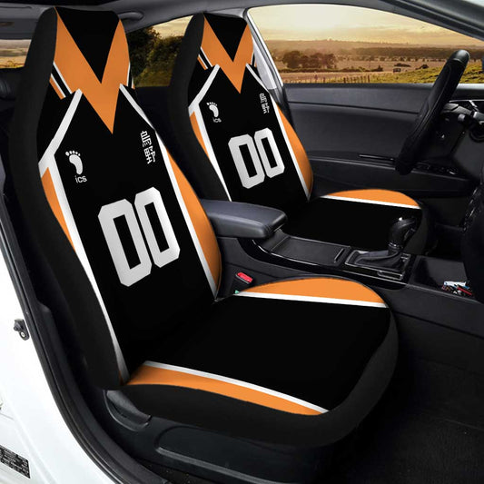 Karasuno Car Seat Covers Personalized Haikyuu Anime Car Accessories - Gearcarcover - 2