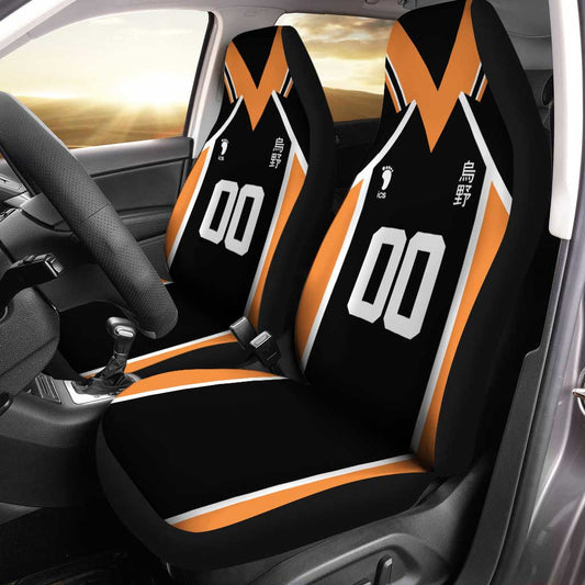 Karasuno Car Seat Covers Personalized Haikyuu Anime Car Accessories - Gearcarcover - 1