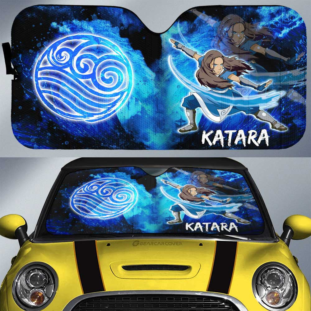 Katara Car Sunshade Custom Avatar The Last - Gearcarcover - 1