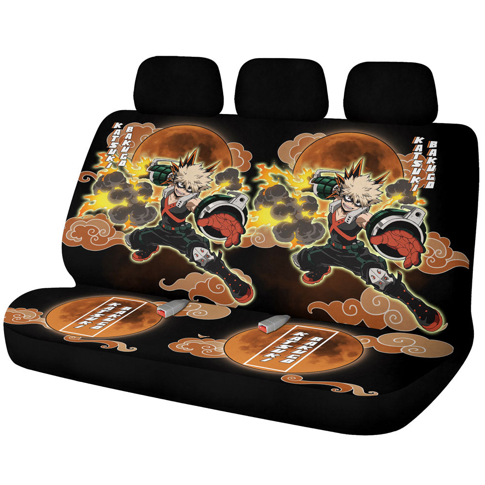 Katsuki Bakugo Car Back Seat Covers Custom Car Accessories - Gearcarcover - 1