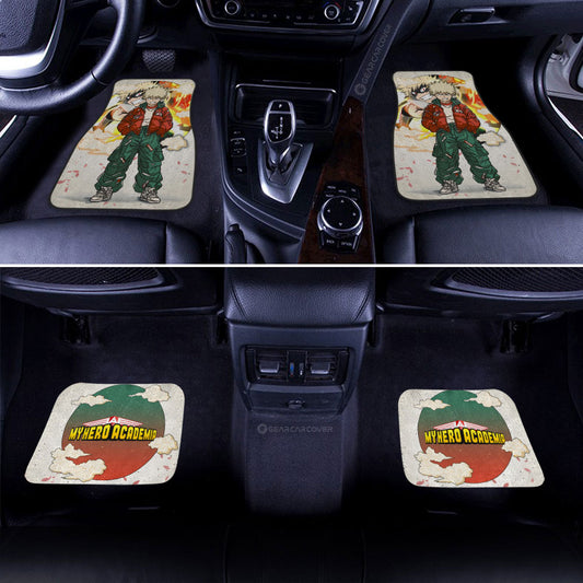 Katsuki Bakugo Car Floor Mats Anime Collection - Gearcarcover - 2