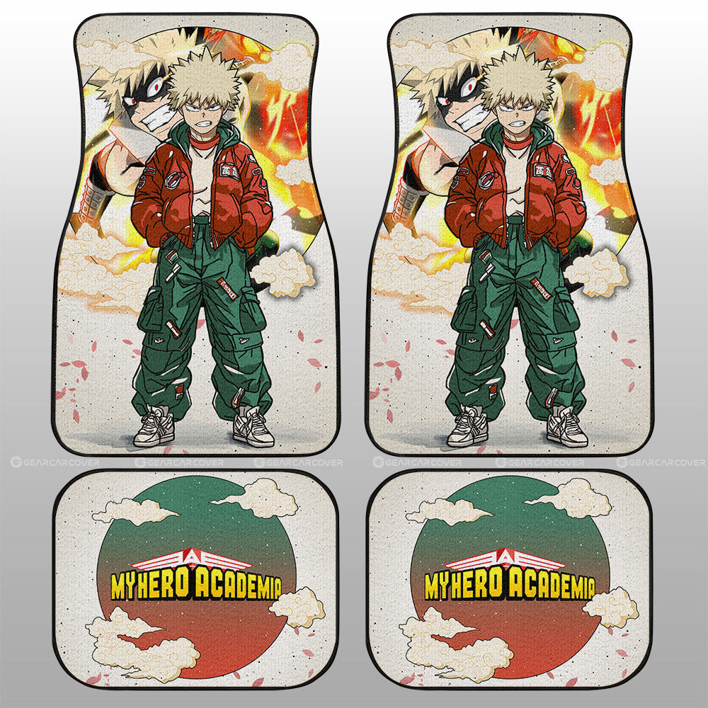 Katsuki Bakugo Car Floor Mats Anime Collection - Gearcarcover - 1