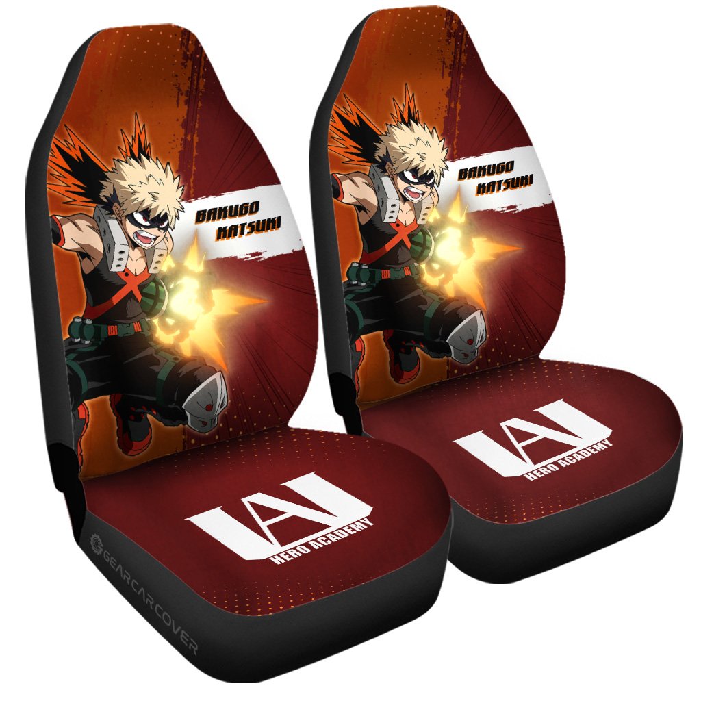 Katsuki Bakugo Car Seat Covers Custom For Fans - Gearcarcover - 3
