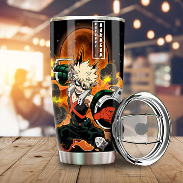 Katsuki Bakugo Tumbler Cup Custom Car Interior Accessories - Gearcarcover - 1