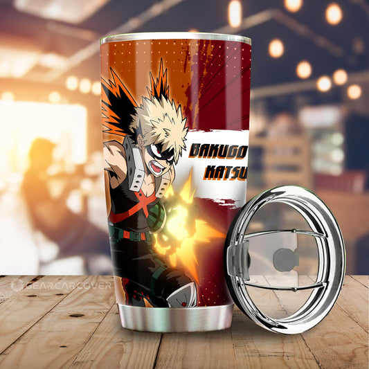 Katsuki Bakugo Tumbler Cup Custom For Fans - Gearcarcover - 1