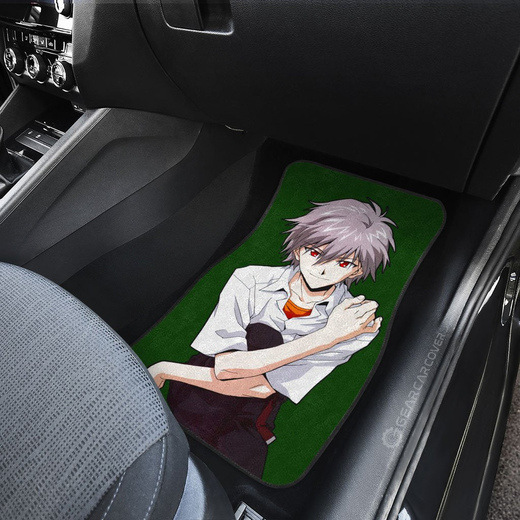 Kaworu Nagisa Car Floor Mats Custom NGE Car Accessories - Gearcarcover - 4