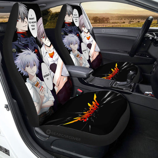 Kaworu Nagisa Car Seat Covers Custom NGE - Gearcarcover - 1