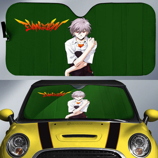 Kaworu Nagisa Car Sunshade Custom NGE Car Accessories - Gearcarcover - 1