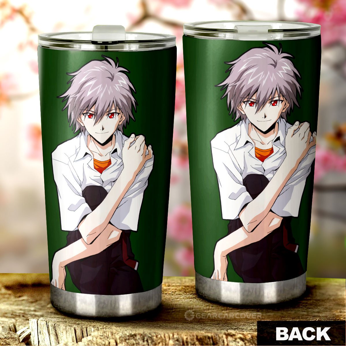 Kaworu Nagisa Tumbler Cup Custom NGE Car Accessories - Gearcarcover - 3